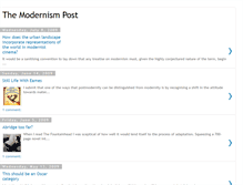 Tablet Screenshot of modernismpost.blogspot.com