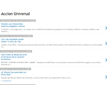 Tablet Screenshot of accionuniversal.blogspot.com