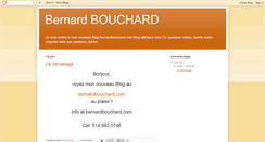 Desktop Screenshot of bernardbouchard.blogspot.com