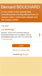Mobile Screenshot of bernardbouchard.blogspot.com