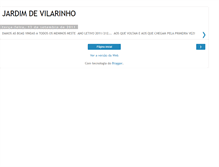 Tablet Screenshot of jardimdevilarinho.blogspot.com