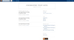 Desktop Screenshot of chemistry.blogspot.com