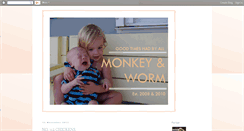 Desktop Screenshot of monkeyandworm.blogspot.com