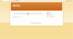 Desktop Screenshot of akiris.blogspot.com