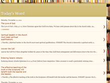 Tablet Screenshot of dailydevotionalword.blogspot.com
