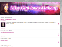 Tablet Screenshot of missgigimakeup.blogspot.com