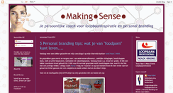 Desktop Screenshot of makingsensecoaching.blogspot.com