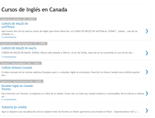 Tablet Screenshot of cursos-ingles-canada.blogspot.com
