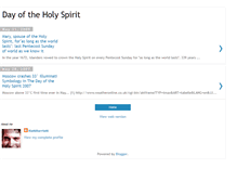 Tablet Screenshot of holy-spirit-day.blogspot.com