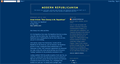 Desktop Screenshot of modernrepublicanism.blogspot.com