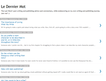 Tablet Screenshot of le-dernier-mot.blogspot.com