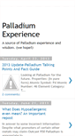 Mobile Screenshot of palladium-experience.blogspot.com