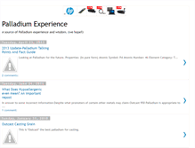 Tablet Screenshot of palladium-experience.blogspot.com
