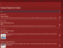 Tablet Screenshot of greatdealsinutah.blogspot.com