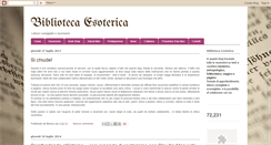 Desktop Screenshot of bibliotecaesoterica.blogspot.com