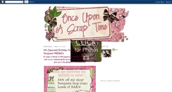 Desktop Screenshot of onceuponascraptime.blogspot.com