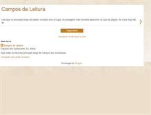 Tablet Screenshot of camposdeleitura.blogspot.com