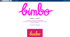 Desktop Screenshot of bimbo-clothing.blogspot.com