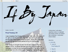 Tablet Screenshot of ifbyjapan.blogspot.com