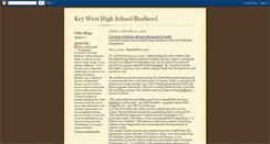 Desktop Screenshot of keywestbiodiesel.blogspot.com