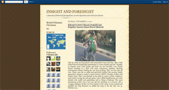 Desktop Screenshot of insight-and-foresight.blogspot.com