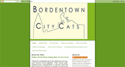 Desktop Screenshot of bordentowncitycats.blogspot.com