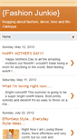 Mobile Screenshot of fashionjunkie00.blogspot.com