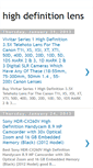Mobile Screenshot of highdefinitionlens.blogspot.com