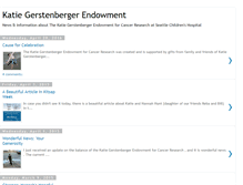 Tablet Screenshot of katiegerstenbergerendowment.blogspot.com