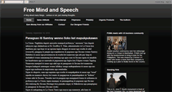 Desktop Screenshot of freemindandspeech.blogspot.com