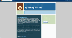 Desktop Screenshot of flyfishinglessons.blogspot.com