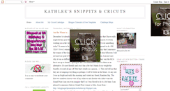 Desktop Screenshot of kathleessnippitsncricuts.blogspot.com