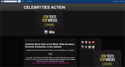 Desktop Screenshot of celebrytiesaction.blogspot.com