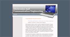 Desktop Screenshot of electronicsandcommunicationengineer.blogspot.com