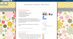 Desktop Screenshot of gregsonrecipes.blogspot.com