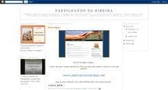 Desktop Screenshot of partilhandodaribeira.blogspot.com