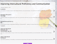 Tablet Screenshot of improvinginterculturalproficiency.blogspot.com