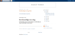 Desktop Screenshot of dailyvideoovarbigh.blogspot.com