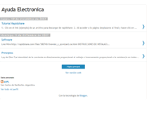 Tablet Screenshot of electronicassistanceforbeginners.blogspot.com