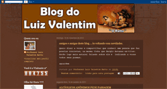 Desktop Screenshot of blogdoluizvalentimratto.blogspot.com