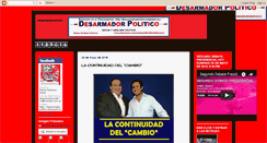 Desktop Screenshot of desarmadorpolitico.blogspot.com