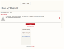 Tablet Screenshot of ilovemyragdoll.blogspot.com
