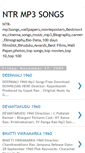 Mobile Screenshot of ntrmp3songs.blogspot.com