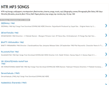 Tablet Screenshot of ntrmp3songs.blogspot.com