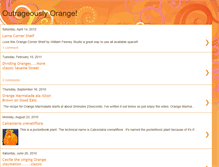 Tablet Screenshot of outrageouslyorange.blogspot.com