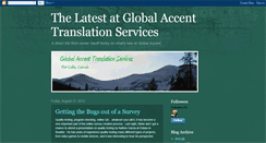 Desktop Screenshot of globalaccent.blogspot.com