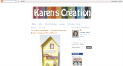 Desktop Screenshot of karenscreation.blogspot.com