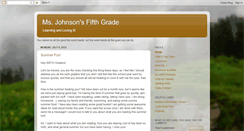 Desktop Screenshot of msjohnson308.blogspot.com