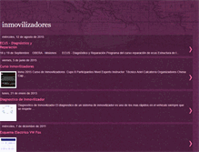 Tablet Screenshot of inmovilizadores.blogspot.com