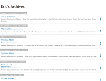 Tablet Screenshot of ericsarchives.blogspot.com
